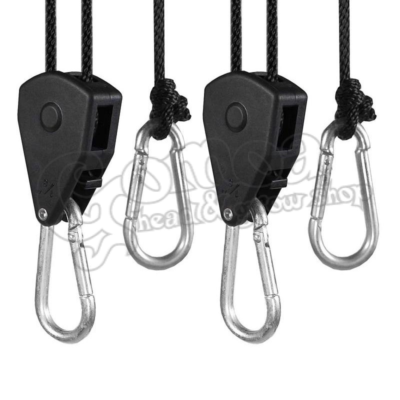 Reflector Rope Easily Adjustable and Ratchets Lock in Place for Secure Grip 